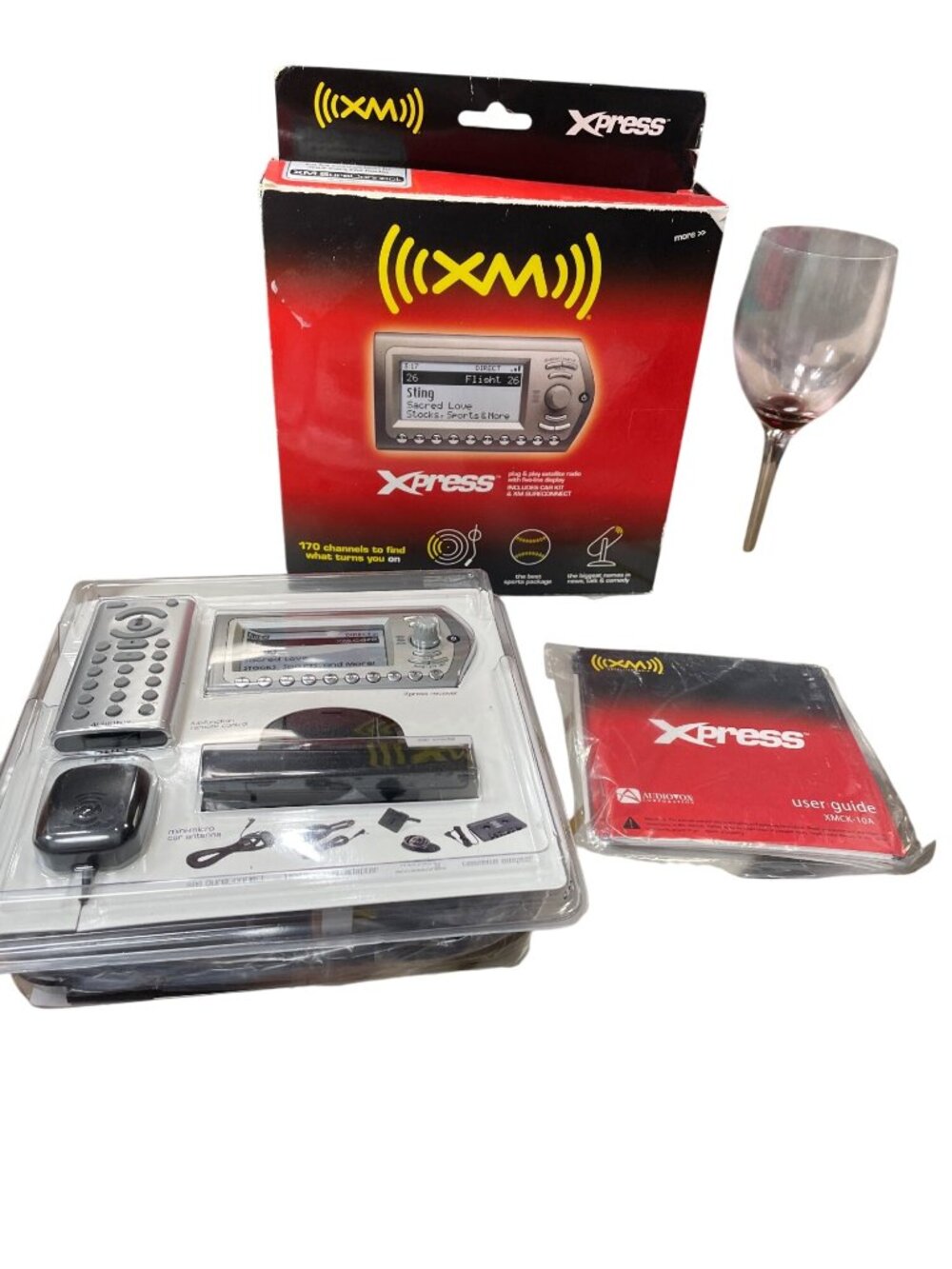 Audiovox XM Xpress XMCK 10A Satellite radio car kit vtg 2007 SKU 10-804